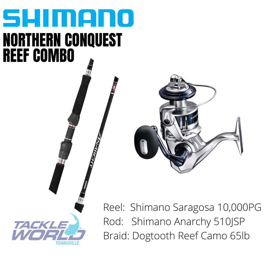 Shimano Saragosa 10000 Backbone Topwater Combo - Fishing Direct