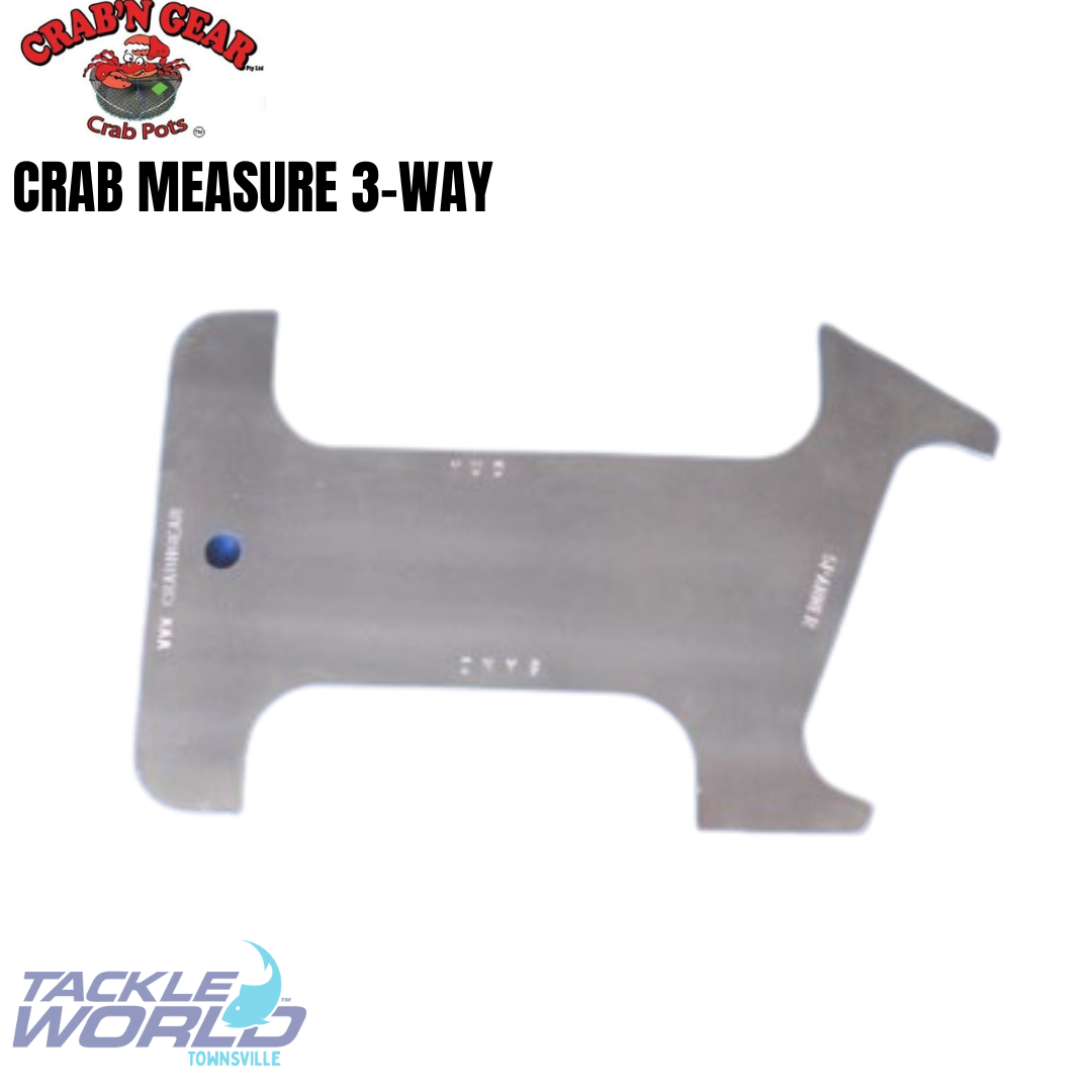 Crab Measure QLD Alloy 3 Way - Crab n Gear