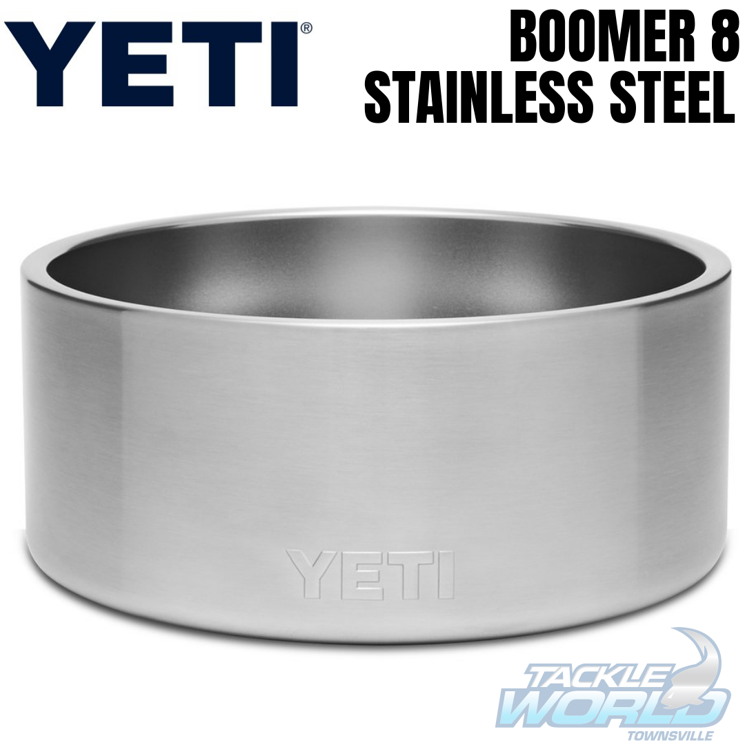 Yeti Boomer 4 Cups Dog Bowl - Stainless Steel - Silver - Brand New in Box