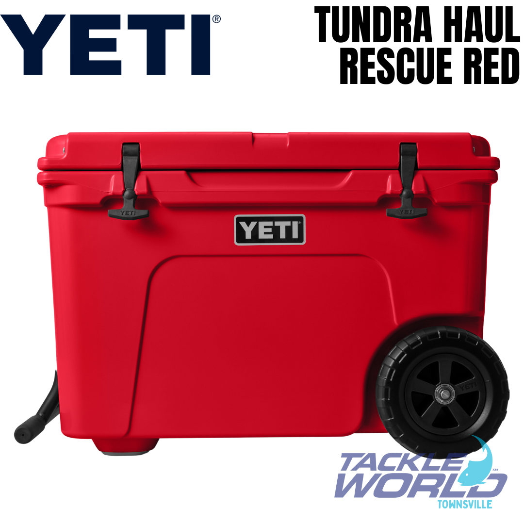 Yeti Tundra Haul Wheeled Cooler - Rescue Red