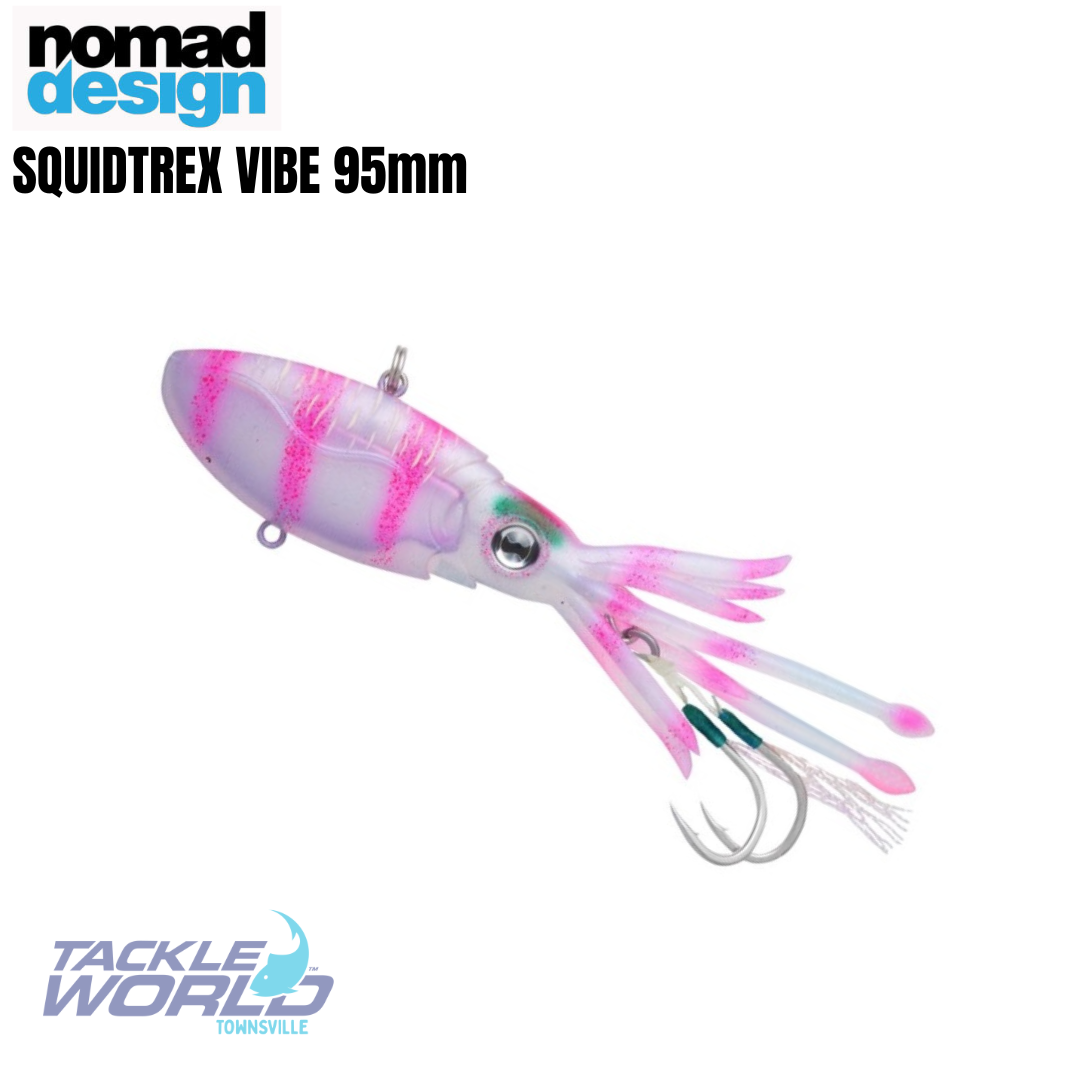 Nomad Design Squidtrex Vibe 95 Holo Ghost Shad / 1 oz