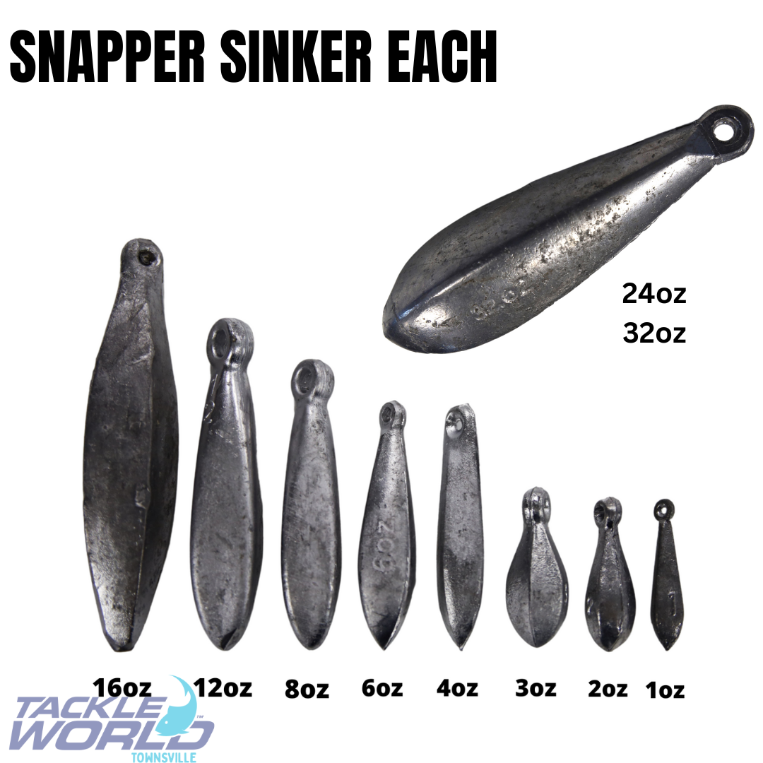 Snapper Sinker each - Local