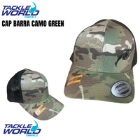 Cap Barra Retro Trucker Camo Green