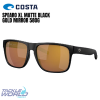 Costa Spero XL Matte Black Gold Mirror 580G