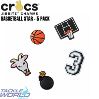 Crocs JIBBITZ Basketball Star 5 Pack