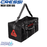 Cressi Mesh Gear Bag Black/Red