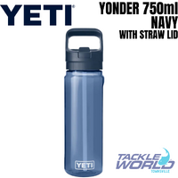 Yeti Yonder Bottle 750ml Navy with Straw Lid