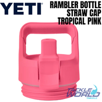 Yeti Rambler Bottle Straw Cap Tropical Pink