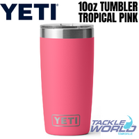 Yeti 10oz Tumbler (295ml) Tropical Pink with Magslider Lid