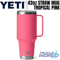 Yeti 42oz Straw Mug (1.2L) Tropical Pink with Straw Lid