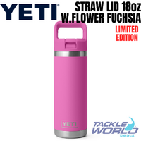 Yeti 18oz Bottle (532ml) Wildflower Fuchsia with Straw Lid