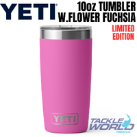 Yeti 10oz Tumbler (295ml) Wildflower Fuchsia with Magslider Lid