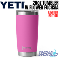 Yeti 20oz Tumbler (591ml) Wildflower Fuchsia with Magslider Lid