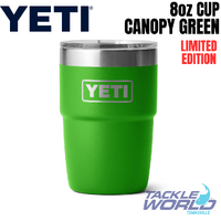 Yeti 8oz Stackable Cup (236ml) Canopy Green with Magslider Lid