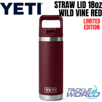 Yeti 18oz Bottle (532ml) Wild Vine Red with Straw Lid