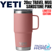 Yeti 20oz Travel Mug (591ml) Sandstone Pink with Stronghold Lid