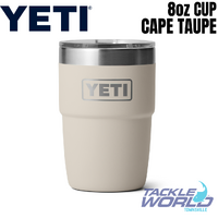 Yeti 8oz Stackable Cup (236ml) Cape Taupe with Magslider Lid