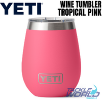 Yeti 10oz Wine Tumbler (295ml) Tropical Pink with Magslider Lid