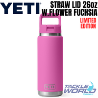 Yeti 26oz Bottle (769ml) Wildflower Fuchsia with Straw Lid