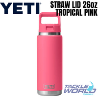 Yeti 26oz Bottle (769ml) Tropical Pink with Straw Lid