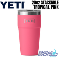 Yeti 20oz Stackable Cup (591ml) Tropical Pink with Magslider Lid