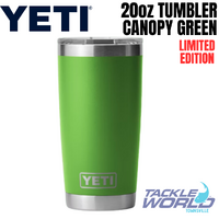 Yeti 20oz Tumbler (591ml) Canopy Green with Magslider Lid