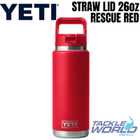 Yeti 26oz Bottle (769ml) Rescue Red with Straw Lid