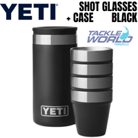 Yeti Shot Glasses & Case Black