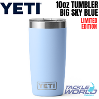 Yeti 10oz Tumbler (295ml) Big Sky Blue with Magslider Lid