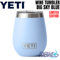 Yeti 10oz Wine Tumbler (295ml) Big Sky Blue with Magslider Lid 