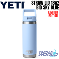 Yeti 18oz Bottle (532ml) Big Sky Blue with Straw Lid