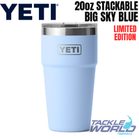 Yeti 20oz Stackable Cup (591ml) Big Sky Blue with Magslider Lid