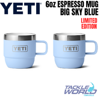 Yeti Rambler 6oz Espresso Mug (177ml) 2pk Big Sky Blue