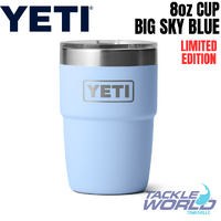 Yeti 8oz Stackable Cup (236ml) Big Sky Blue with Magslider Lid