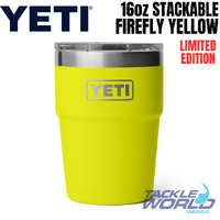 Yeti 16oz Stackable Cup (473ml) Firefly Yellow with Magslider Lid