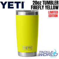 Yeti 20oz Tumbler (591ml) Firefly Yellow with Magslider Lid