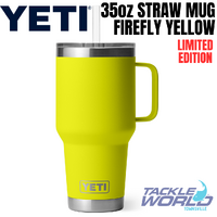 Yeti 35oz Straw Mug (1L) Firefly Yellow with Straw Lid