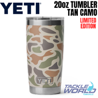 Yeti 20oz Tumbler (591ml) Tan Camo with Magslider Lid