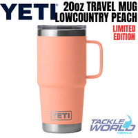 Yeti 20oz Travel Mug (591ml) Lowcountry Peach with Stronghold Lid