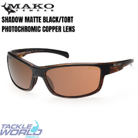 Mako SHADOW G3SX Matte Black/Tort Photochromic Copper Lens