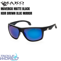 Mako MAVERICK G1HR6 Matt Black HDIR Brown Blue Mirror