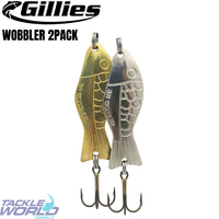 Gillies Wobbler 2 Pack 7g Silver/Gold