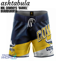 NRL Cowboys 'Barrel' Board Shorts Adult