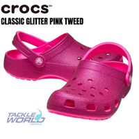 Crocs Classic Kids Glitter Pink Tweed