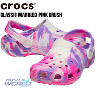 Crocs Classic Kids Marbled Glow Pink Crush/Multi 