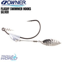 Owner Flashy Swimmer Hooks Silver