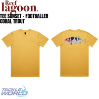 Reef Lagoon Tee Footballer Trout Sunset