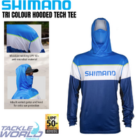 Shimano Tri-Colour Hooded Tech Tee