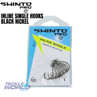 Shinto Pro Inline Single Hooks - Black Nickel