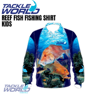 Tackle World Angler Series Reef Fish Kids Fishing Shirt